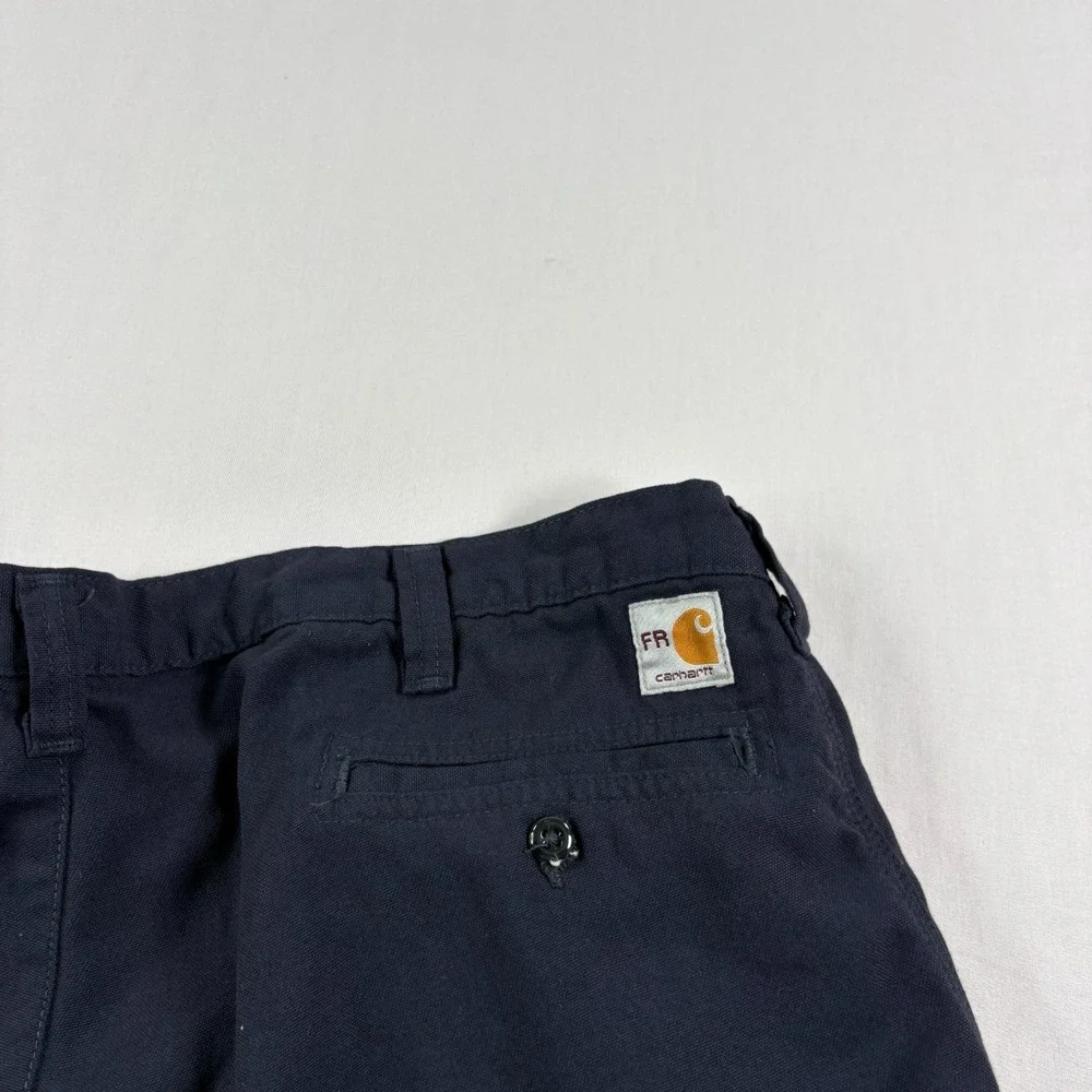 Carhartt‎ FR Cargo Pants Mens 42x30 Blue Flame Resistant Workwear Outdoor